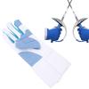 Depisuta Fencing Gloves for Foil Epee and Saber, Knitted Fabric Padded Fencing Gloves Washable Fencing Glove Professional Fencing Gear for Fencer, Mittens for Daily Fencing Bout Practice, X-Large view 3