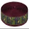 Country Brook Design - Dark Paisley On Burgundy Nylon Webbing Closeout (3/4 Inch, 10 Yards) view 1