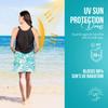 Banana Boat Skort All Over Print Nylon/Spandex UPF 50+ (Monaco-Turq/GRN-XL) view 2
