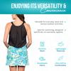 Banana Boat Skort All Over Print Nylon/Spandex UPF 50+ (Monaco-Turq/GRN-XL) view 4