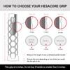 Hesacore Beach Tennis Paddle Grip - 6in - Supports Tennis Elbow, Enhances Grip Strength, Reduces Vibration with Finger Support and Anti-Sweat - Small view 2