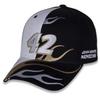 Checkered Flag Sports John Hunter Nemechek #42 NASCAR 2024 Flame Black Gold and White Adjustable Racing Hat view 3