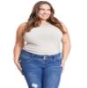 Royalty For Me Women's Plus Size Sustainable Wannabettabutt Skinny Jeans, Medium Blue Rips, 20W view 2