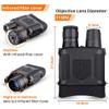 DJXIK High-Definition Night Vision Binoculars, 2-Inch TFT Screen, 7X Optical Magnification, 2X Digital Zoom, Can Record 400M / 1300Ft Infrared 5Mp Photos and 640P Video During The Day Or Night view 2