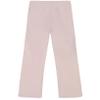 Calvin Klein Girls' Logo Sweatpants, Fleece Joggers with Ribbed Cuffs & Waistband, Peony Shimmer, 8-10 view 3