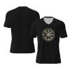 COIEN Iceland Vegvisir T-Shirts Man's Casual Football Jersey V-Neck Short Sleeve Shirt Black view 3