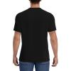 COIEN Old Lives Matter T-Shirts Man Casual Football Jersey V-Neck Short Sleeve Top Black, Large view 4