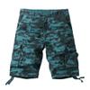 SWJGLITTR Mens Camouflage Cargo Shorts Casual Camo Summer Hiking Short Pant Lightweight Relaxed Cotton Outdoor Short (Blue Camouflage,32) view 1