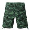 SWJGLITTR Mens Camouflage Cargo Shorts Casual Camo Summer Hiking Short Pant Lightweight Relaxed Cotton Outdoor Short (Green Camo,32) view 1