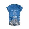 NineFit Basics Not Fragile Like A Flower Tshirt Women Feminist Gift Tee Positive Letter Print Tshirt Fun Graphic Shirt, 3X-Large, Ocean view 1