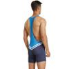 Wayonge Men's Wrestling Singlet Athletic Leotard for Active Wrestling or Workout Jumpsuits Men's Sleeveless Sport Bodysuit (TW- 9704-Blue,M) view 2