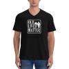 Old Lives Matter T-Shirts Man'S Casual T-Shirts V-Neck Short Sleeve T-Shirt view 3