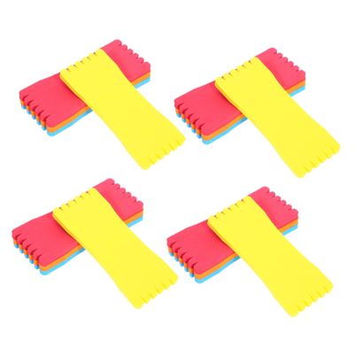 BUGUUYO 50pcs Fishing Line Spooler Foam Board Winding Boards Fishing Wire Holder