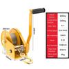 QIUFANGM Boat Winch 1800Lbs Hand Winch, 4:1 Heavy Duty Manual Boat Trailer Winch for Boat Trailer Towing Winch, Two Way Ratchet Boat Winch (Color : 10m Wire) view 2