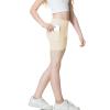 B&GCozy Girls Volleyball Shorts with Pockets Athletic Gymnastics Cheer Shorts Kids Yoga Dance Khaki view 1