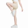 B&GCozy Girls Volleyball Shorts with Pockets Athletic Gymnastics Cheer Shorts Kids Yoga Dance Khaki view 2