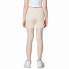 B&GCozy Girls Volleyball Shorts with Pockets Athletic Gymnastics Cheer Shorts Kids Yoga Dance Khaki view 3