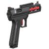 Lancer Tactical Polymer Lightweight Full Auto/Semi Gas Blowback Airsoft Pistol w/Red Dot Mount Plate (Tandemkross Cthulhu) (Black/Red) view 3
