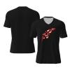 COIEN New Zealand Maori Fern T-Shirts Mans Casual Football Jersey V-Neck Short Sleeve Football Jersey Black, 4X-Large view 2