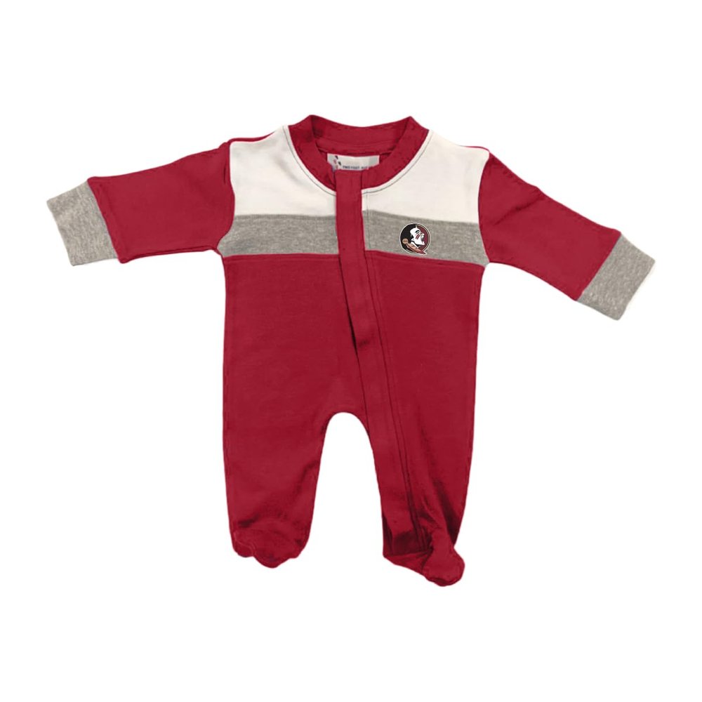 Two Feet Ahead Florida State Footed Creeper Newborn Infant Long Sleeve College Sports Fan Apparel (Florida State, 6 Months)