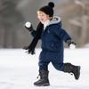 Apakowa Kids Boys Winter Snow Boots Water Resistant Cold Weather view 2