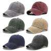 6 Pack Distressed Baseball Cap Washed Cotton Dad Hat for Men Women Black view 1