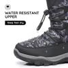 Apakowa Kids Boys Winter Snow Boots Water Resistant Cold Weather view 3