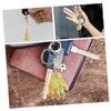 Mipcase 2pcs Soccer Goalie Glove Keychain Charms Goalkeeper Glove Shaped Keychain Decorative Pendant for Sports view 2