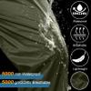Mens Rain Pants Waterproof Windproof Hiking Outdoor Fishing Golf Cycling Pants (1088 Army Green M) view 3