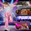 LOLANTA Girls Sequin Flare Pants Sparkle Bell Bottoms Kids Elastic Waist Glitter Disco Dance Trousers(Pink,8-9Y) view 4