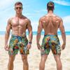 Parrot Couple Men's Swim Trunks - Summer Travel Hawaiian Shorts for Men, Men's Summer Bathing Shorts Set 28 Size L view 3