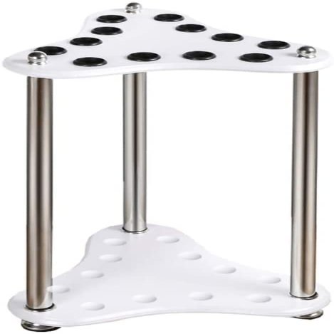 BABYCE Pool Stick Holder Display Club Pool Cue Rack,Wood Floor-Standing Cue Rack,Holds 12 Cues,Easy to Move and Position,Billiard Accessories/B/32x53cm, UWGK6003178