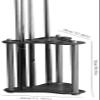BABYCE Pool Stick Holder Display Club Pool Cue Rack,Wood Floor-Standing Cue Rack,Holds 12 Cues,Easy to Move and Position,Billiard Accessories/B/32x53cm, UWGK6003178 view 4