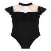 Lovdaswi Ballet Leotards for Teen Girls Ruffle Sleeve Gymnastics Bodysuit view 3