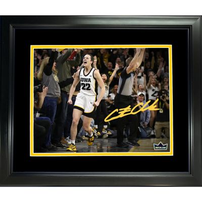 Framed Caitlin Clark Facsimile Laser Engraved Signature Auto 11"x14" College Basketball Photo HOFSM Holo