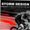 GOOHOCHY Tail Light Rechargeable USB Bike Light Programmable Rear Lamp for Safety view 3