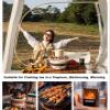 Oracra Clear Bubble Tent Gazebo, 4-8 Person Outdoor Igloo Dome for Camping/Parades, Garden Patio Canopy Shelter, Portable Weatherproof Sport Tent Houses view 2