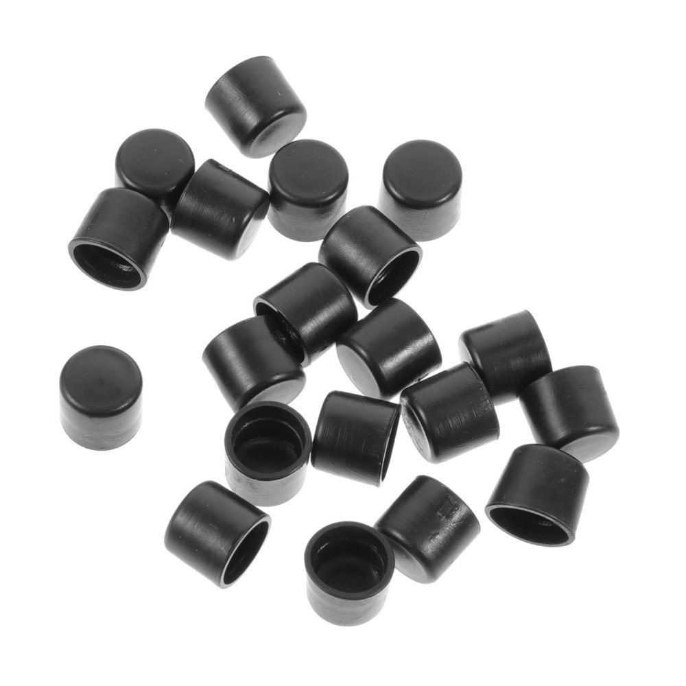 VICASKY Foosball Table End Caps 20pcs Plastic Caps for Table Soccer Machine Safe Smooth Play