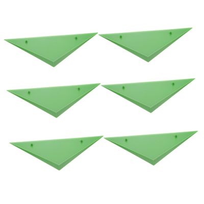 VICASKY 6pcs Pool Table Side Foosball Supplies Foosball Table Corner Protector Triangle Table Corner Table Corner Guard Table Corner Cover Table Corner Cushion Triangle Protector