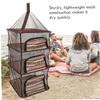 Outanaya Folding Multifunction Drying Net for Fish Vegetables Fruits Lightweight Storage Basket for Camping Outdoor Use view 3