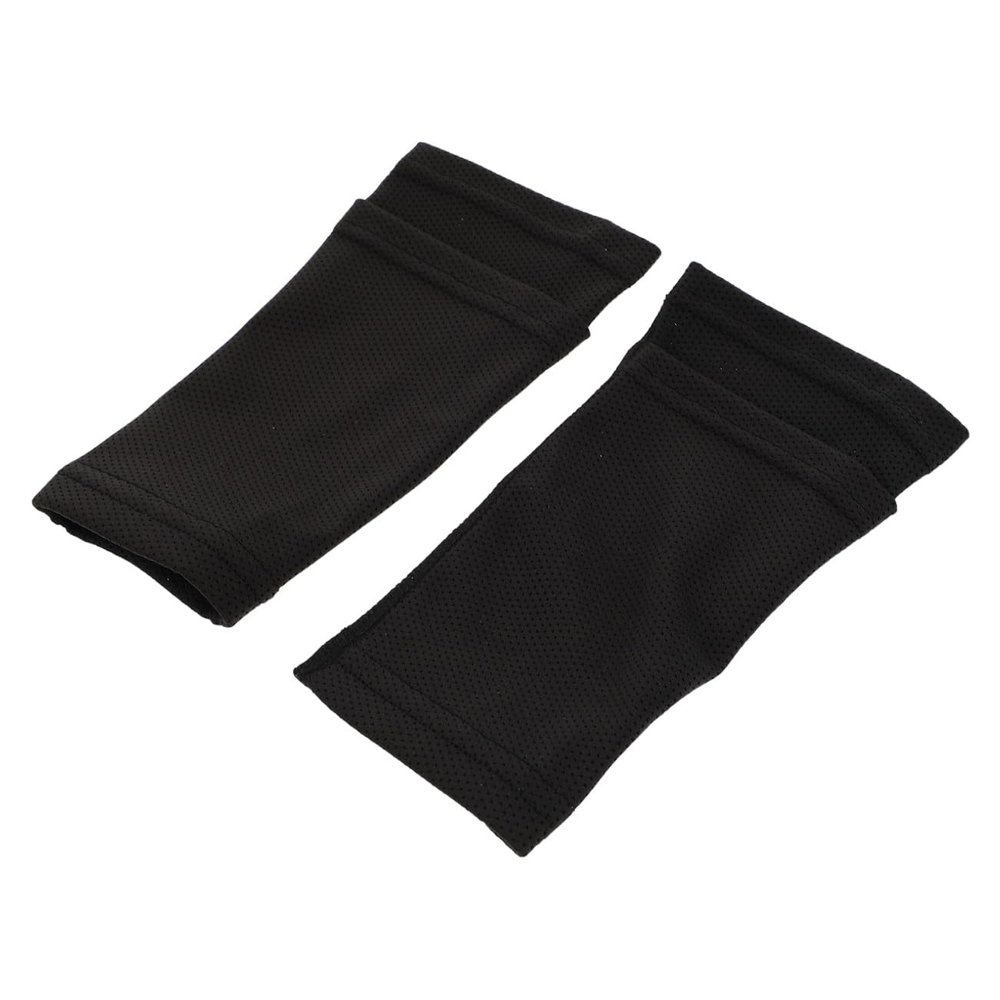 GANAZONO 1pair Lightweight Calf Protectors for Soccer Breathable Leg Sleeves Shin Guard Holders Comfortable Fit for Adults and Youth for Football Training and Black