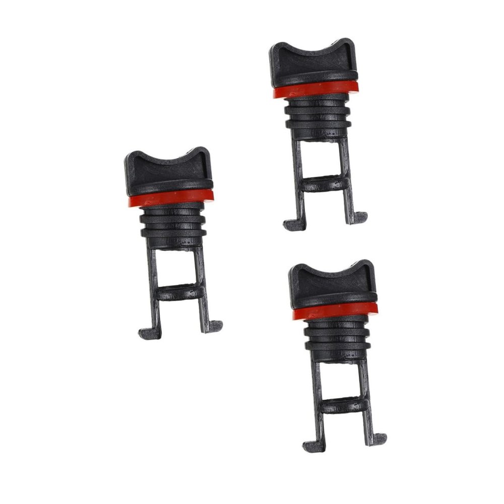 BESPORTBLE 3pcs Nylon Kayak Drain Plugs Kit with Gaskets Hull Drain Plugs for Canoes Kayaks and Boats Easy to Install