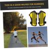 GANAZONO 1pair Soccer Shin Guards for Adults Breathable Calf Guard Gear Sturdy Pads for Outdoor Sports Protection for Daily Use and Athletic Activities view 3