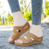 Generic Silver Orthotic Sandals For Women Dressy Orthopedic Sandals for Women Arch Support Flip Flops Soft Summer Beach Shoes Dressy Comfortable Wide Width Orthotic Slides 2024, 6.5, T-brown view 2