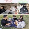 YUNMAXINWEI Non-Inflatable Car Mattress, Portable Car Back Seat Folding Bed, Car Travel Camping Mattress for Sleeping, Brown, Small Single view 3