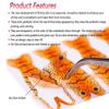 Cuoyuqie 8/10/12/16pcs Fly Tying Pre-Cut Shrimp Body Back Skin Material Trout Fishing Lures Baits DIY (Pink 25 * 7mm 16pcs) view 4
