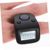 HANABASS Digital Finger Counter Clicker Manual Tally Counter for Running Knitting and Sports Rechargeable Flexible Design for Easy One-Handed Use Black view 2