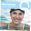 HANABASS 1pc Fashion Silicone Swimming Hat for Hair Portable Multi-Function Bathing Cap for Swim Lightweight Flexible Design for Thick Hair and Extensions view 2