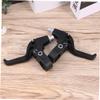 HANABASS 1pair Boy Girl's Brake Handle Cover for Bikes Diameter Brake Levers for Boys and Girls Black Handles Pair for Bicycle Repair and Maintenance view 2