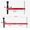 Ronsss Bicycle Derailleur Hanger Alignment Gauge Tool, Aluminum Alloy Bike Tail Hook Calibration Tools for Mountain Bike Maintenance view 2